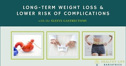 Long-term weight loss and lower risk of complications.