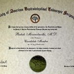 An award certificate from the Society of American Forensic Entomologists.