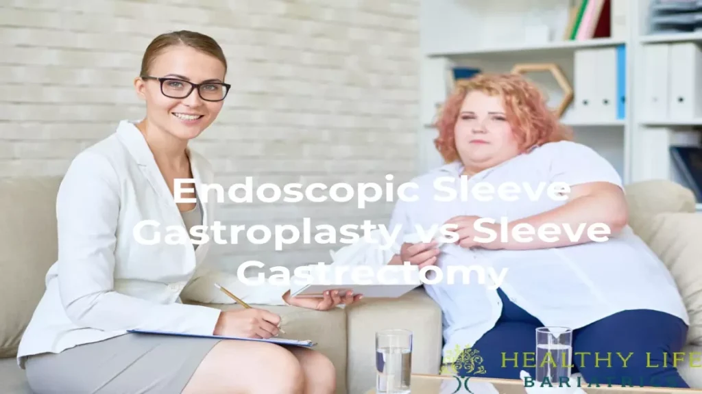 Endoscopic sleeve vs sleeve gastrectomy LA, CA